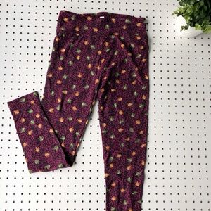 ✌️2/$15✌️NWOT OS LLR rad burgundy sweet fun leaves